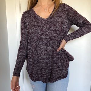 Maroon cozy sweater